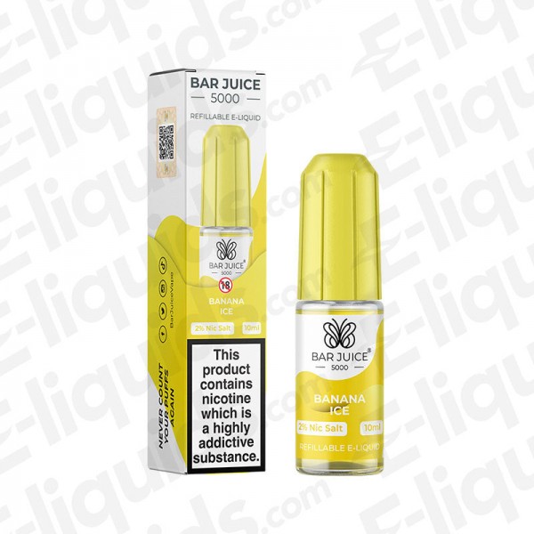 Banana Ice Nic Salt E-liquid by Bar Juice 5000