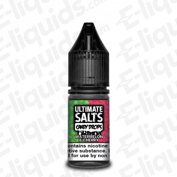 Watermelon Cherry Nic Salt E-liquid by Ultimate Puff Candy Drops