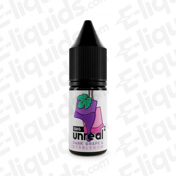 Dark Grape Bubblegum Nic Salt E-liquid by Unreal 2