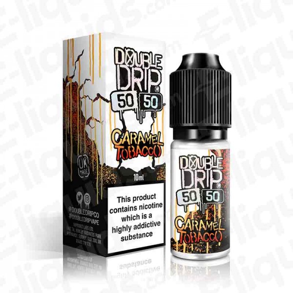 Caramel Tobacco by Double Drip - 10ml - 50/50 | UK vape store