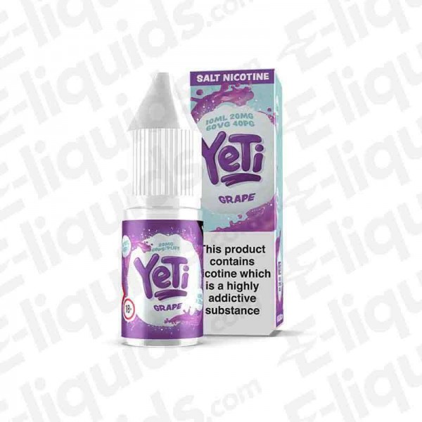 Grape Nic Salt E-liquid by Yeti