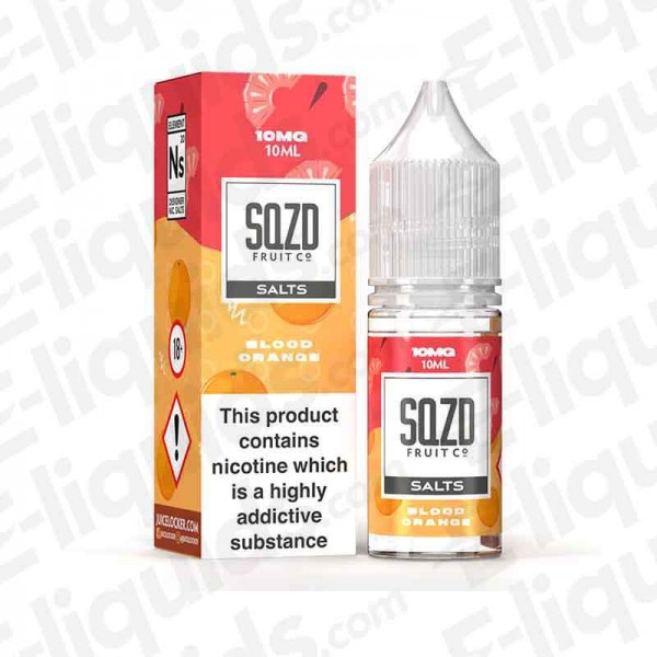 SQZD Nic Salt - Blood Orange - 10ml - 10mg | Vapour liquid