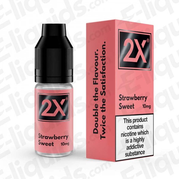 Strawberry Sweet Nic Salt E-liquid by 2X