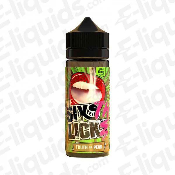 Truth Or Pear by Six Licks - 0mg - Shortfill | Vape store | E-liquid