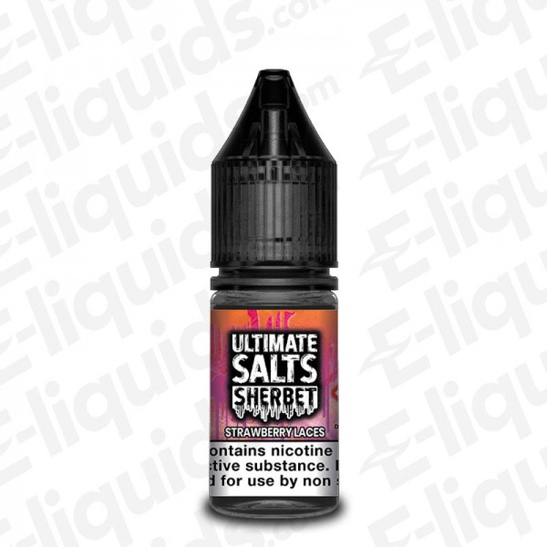 Strawberry Laces Nic Salt E-liquid by Ultimate Puff Sherbet