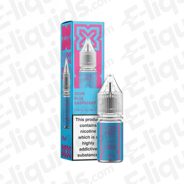 Sour Blue Raspberry Nic Salt E-liquid by Pod Salt Nexus