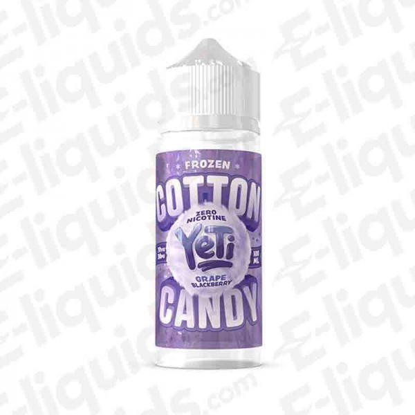 Grape Blackberry Frozen Cotton Candy Shortfill E-liquid by YeTi