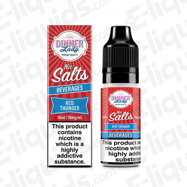 Red Thunder Nic Salt E-liquid by Dinner Lady Beverages