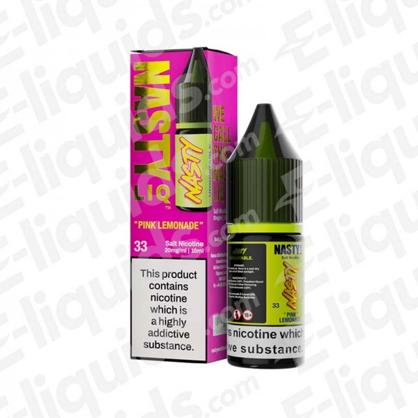 Pink Lemonade Nic Salt E-liquid by Nasty