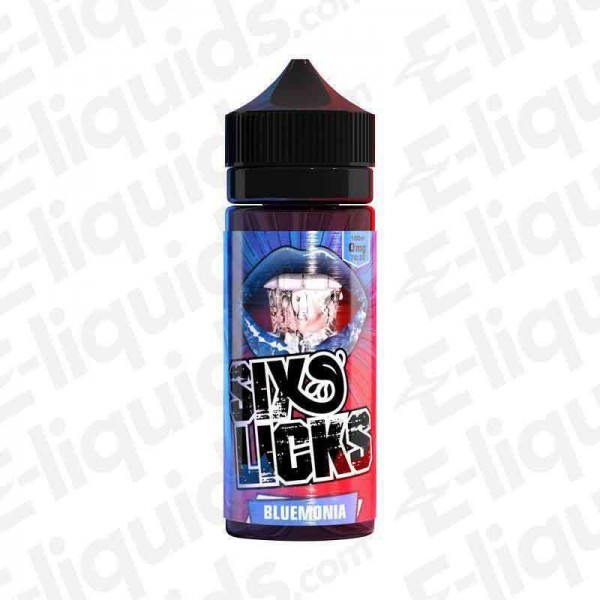 Six Licks - Bluemonia - Shortfill | Buy e-liquid | UK e-liquid