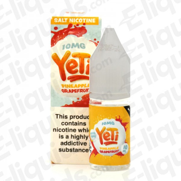 Pineapple Grapefruit Blizzard Nic Salt E-liquid by Yeti