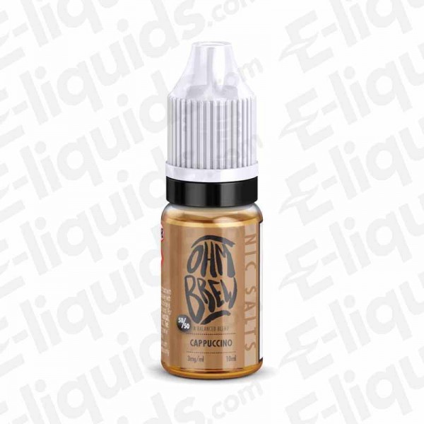 Ohm Brew Nic Salt - Cappuccino - 10ml 50:50 | Vape juice | E-liquid