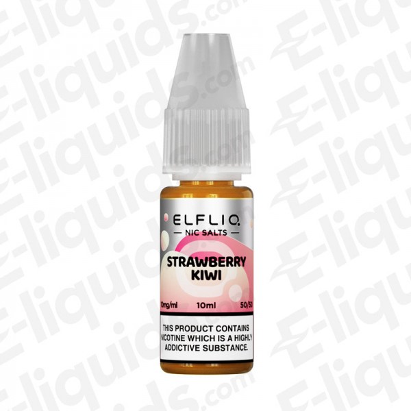 Strawberry Kiwi Nic Salt E-liquid by ELFLIQ