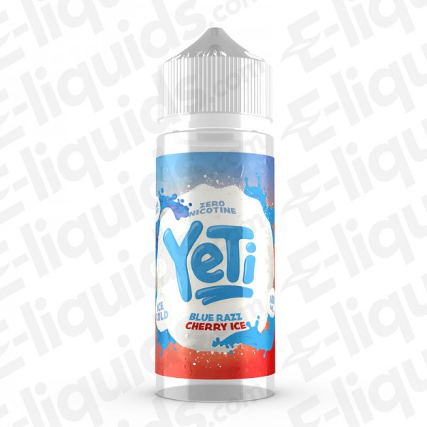 Blue Razz Cherry Ice Shortfill E-liquid by Yeti