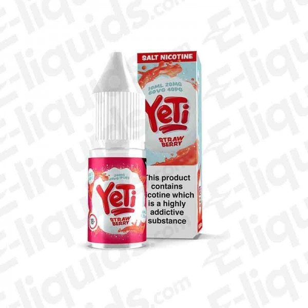 Strawberry Nic Salt E-liquid by Yeti