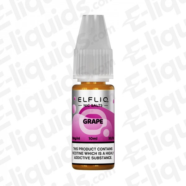 Grape Nic Salt E-liquid by ELFLIQ