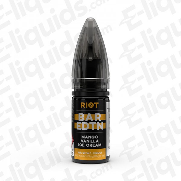 Mango Vanilla Ice Cream Bar Edition Nic Salt E-liquid by Riot Squad