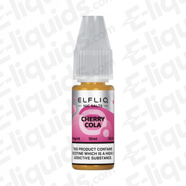 Cherry Cola Nic Salt E-liquid by ELFLIQ