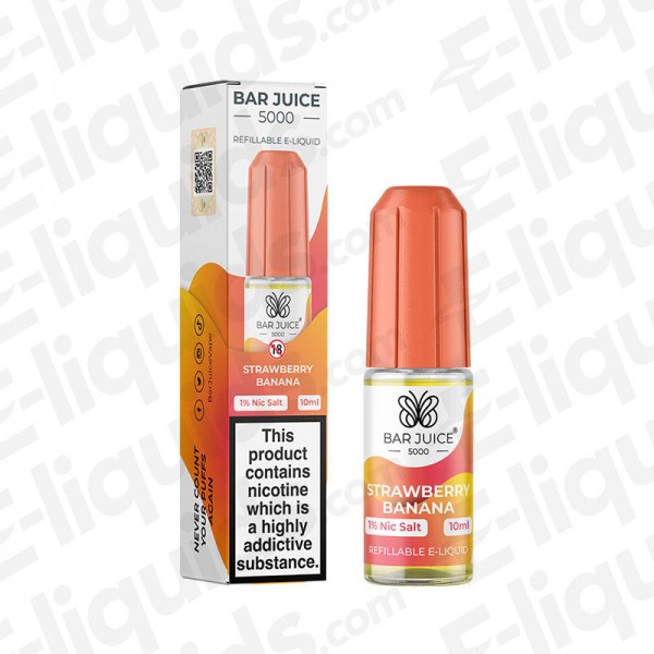 Strawberry Banana Nic Salt E-liquid by Bar Juice 5000