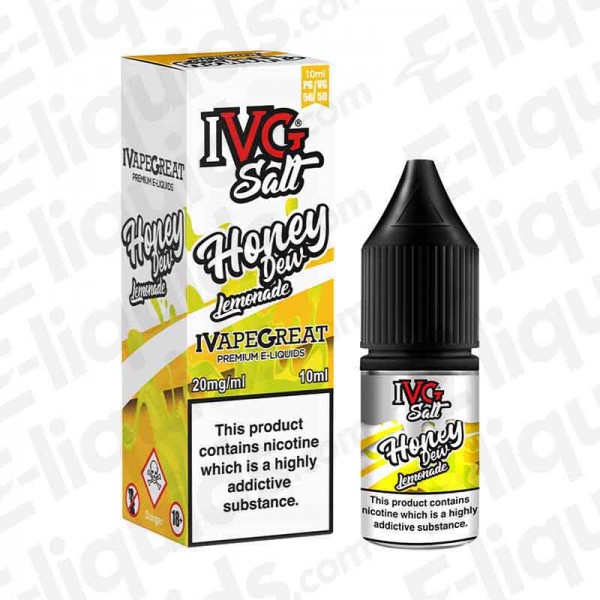 IVG Nic Salt - Honeydew Lemonade - 10mg - 10ml - 50:50 | Vape liquid