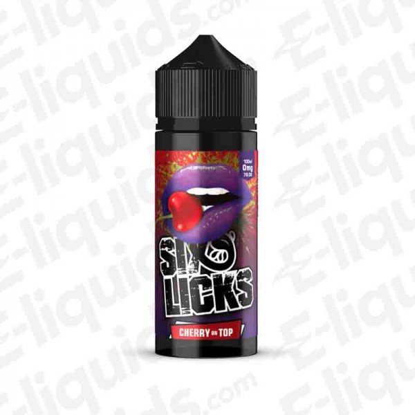 Cherry On Top Shortfill E-liquid by Six Licks