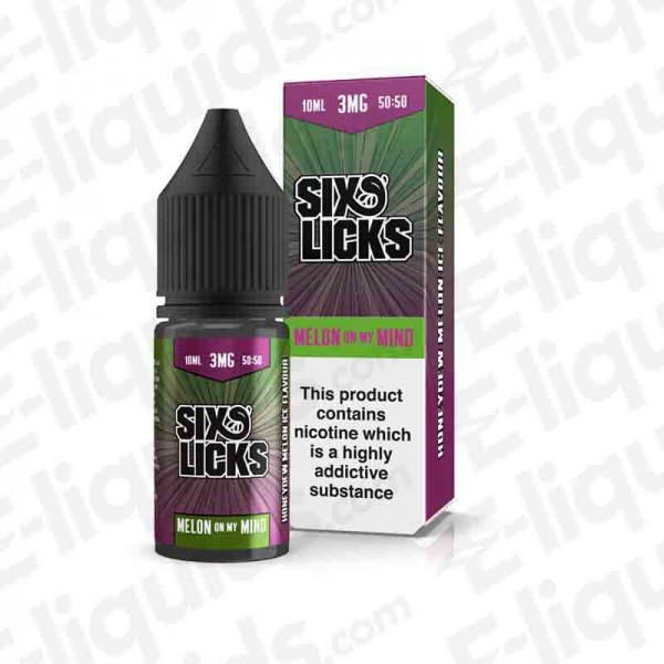 Six Licks 50/50 - Melon on my Mind- 10ml | Buy e-liquids | Eliquid