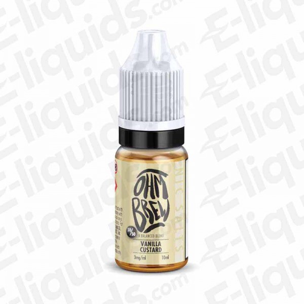 Ohm Brew Nic Salt - Vanilla Custard - 10ml 50:50 | E-liquids