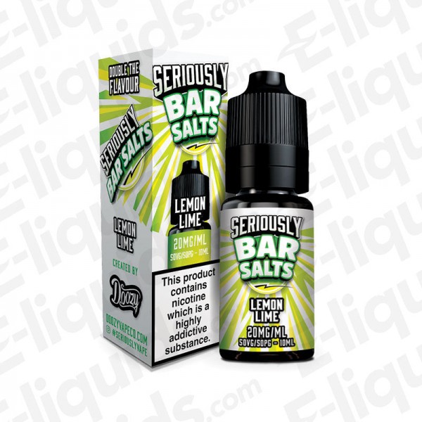 Lemon Lime Nic Salt E-liquid by Seriously Bar Salts