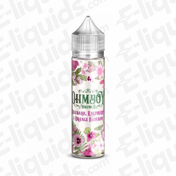 Rhubarb, Raspberry & Orange Passion - Ohm Boy - 0mg | Shortfill vape