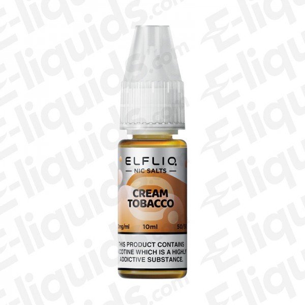 Snoow Tobacco (Cream Tobacco) Nic Salt E-liquid by ELFLIQ