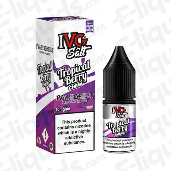 IVG Nic Salt - Tropical Berry - 10mg - 10ml - 50:50 | Vape liquid