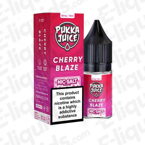 Pukka Juice Nic Salts - Blaze - 10ml - 20mg | Eliquid | Eliquids