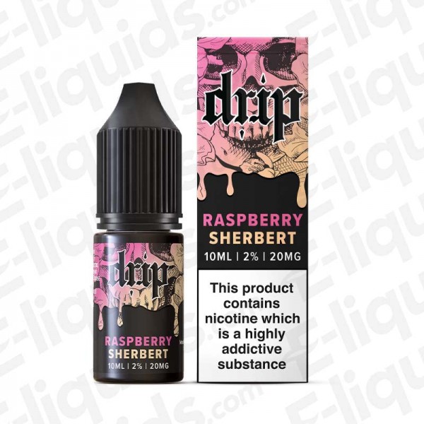 Raspberry Sherbert Nic Salt E-liquid by Drip