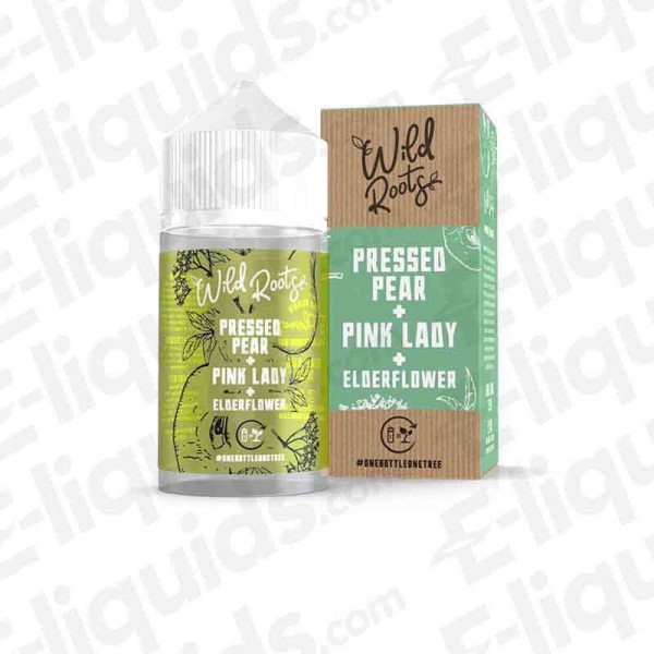 Wild Roots - Pressed Pear - 0mg -Shortfill | UK e-liquid | Vaping