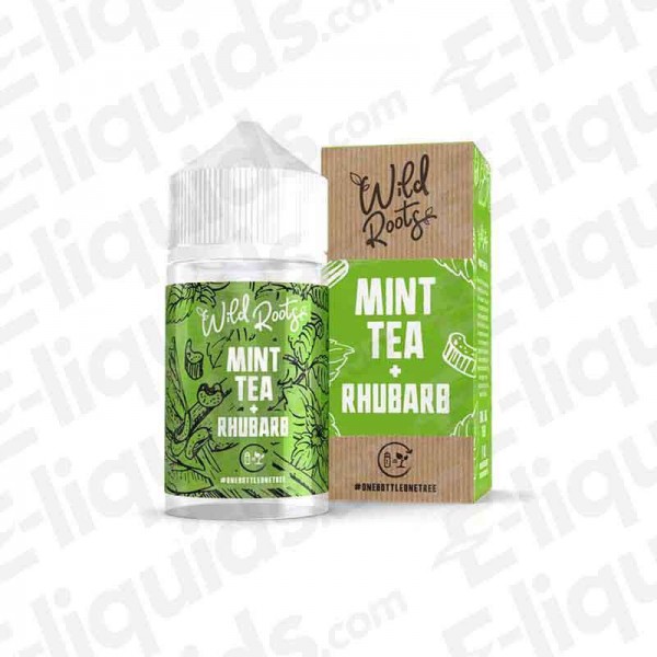 Wild Roots - Mint Tea & Rhubarb - 0mg - Shortfill | Buy e-liquids