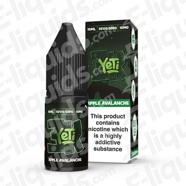 Apple Avalanche Nic Salt E-liquid by Yeti 3K