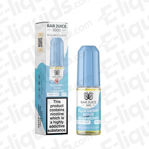 Blueberry Sour Raspberry Nic Salt E-liquid by Bar Juice 5000