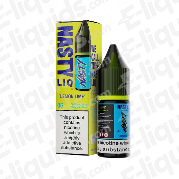 Lemon Lime Nic Salt E-liquid by Nasty