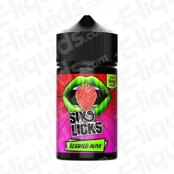 Berried Alive Shortfill E-liquid by Six Licks