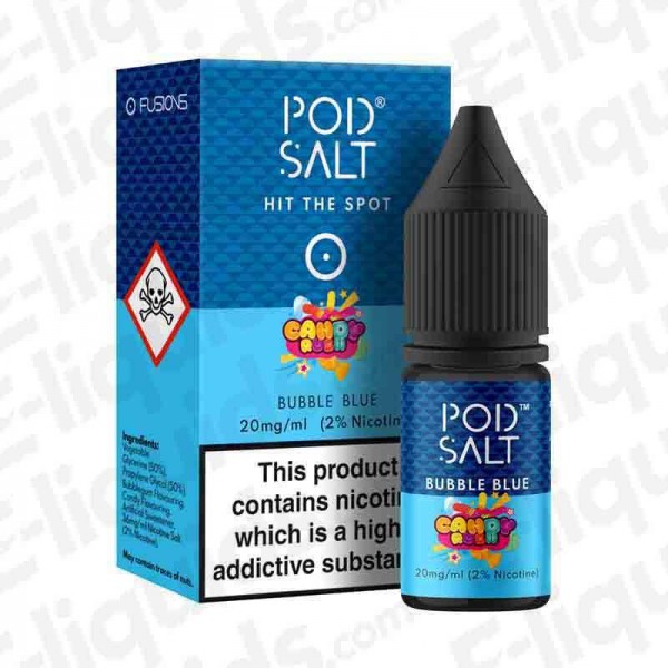 Bubble Blue Fusion Nic Salt E-liquid by Pod Salt