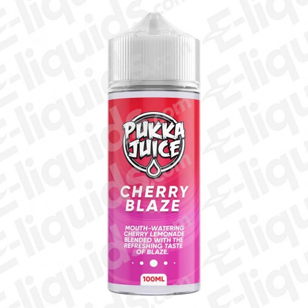 Cherry Blaze Shortfill E-liquid by Pukka Juice