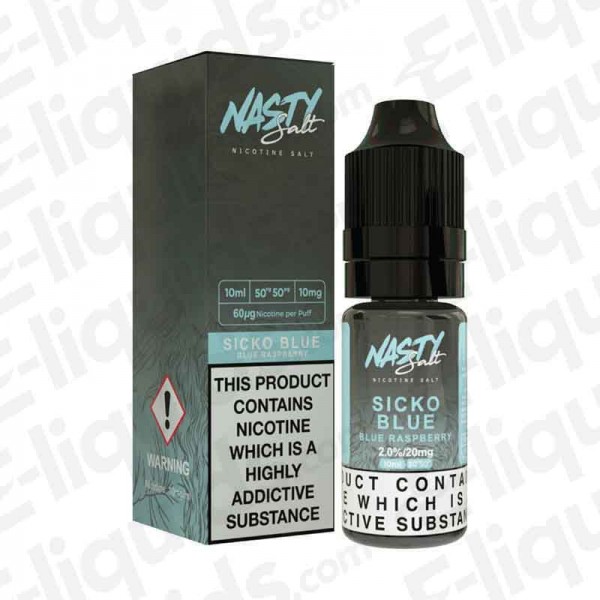 Nasty Salts - Sicko Blue - 10ml - 50:50 - 10mg | Vape juices