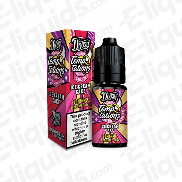 Ice Cream Cake Nic Salt E-liquid by Doozy Temptations