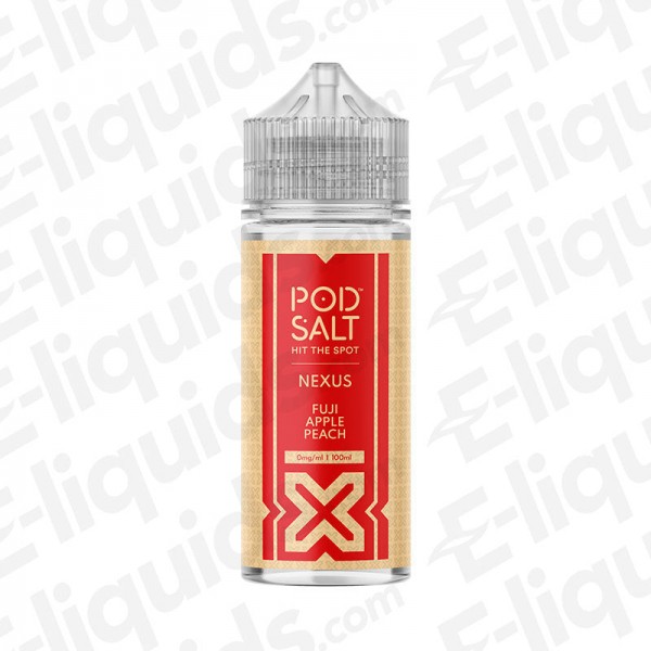 Fuji Apple Peach Shortfill E-liquid by Pod Salt Nexus