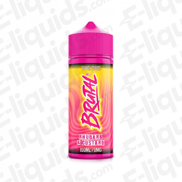 Rhubarb & Custard Shortfill E-liquid by Brutal