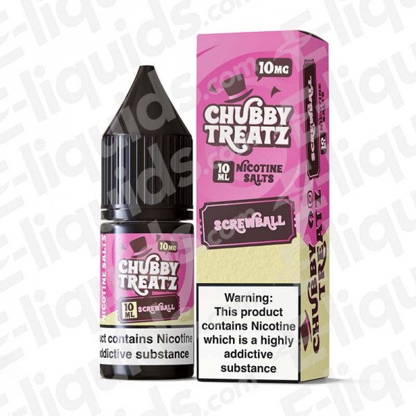 Screwball Nic Salt E-liquid by Chubby Treatz