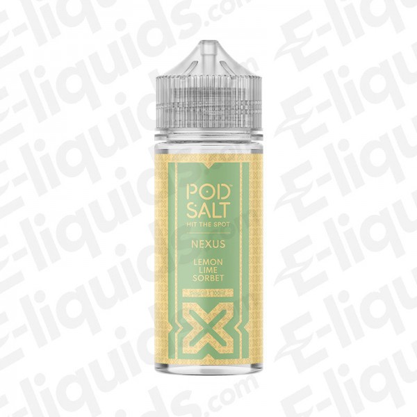 Lemon Lime Sorbet Shortfill E-liquid by Pod Salt Nexus