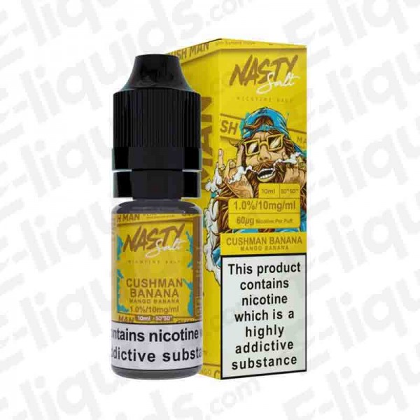 Cush Man Banana by Nasty Juice Salts - 10ml - Nic Salt | Eliquid