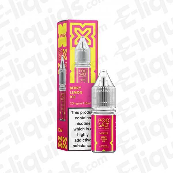 Berry Lemon Ice Nic Salt E-liquid by Pod Salt Nexus