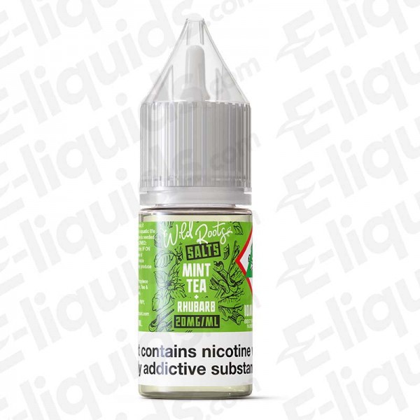 Mint Tea & Rhubarb Nic Salt Eliquid by Wild Roots